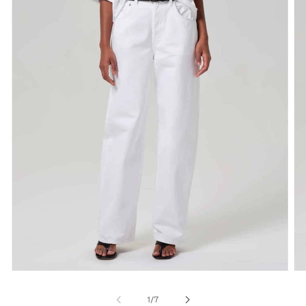 Citizens of Humanity Ayla Jeans (White, size 28)